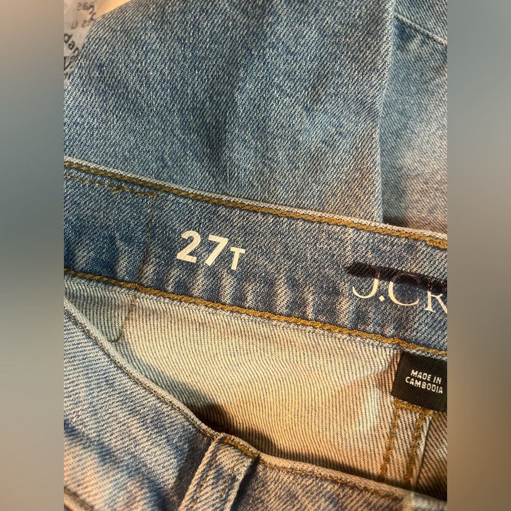 J.Crew NWOT Tall Slim-wide jean in synniva wash - Picture 9 of 10